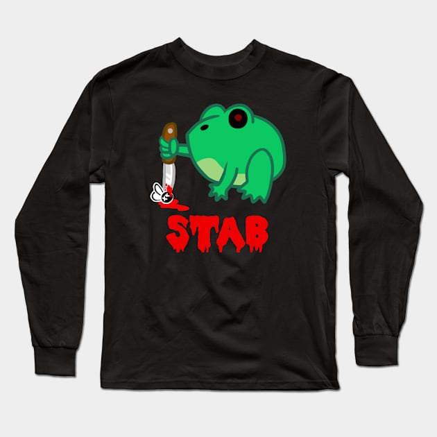 Stab Frog Long Sleeve T-Shirt by SNK Kreatures